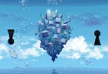 water clouds vocaloid hatsune miku animals fish buildings bubbles sky Art HD Wallpaper